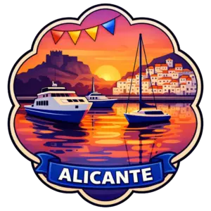 portugal souvenir cutting board algarve coastal view