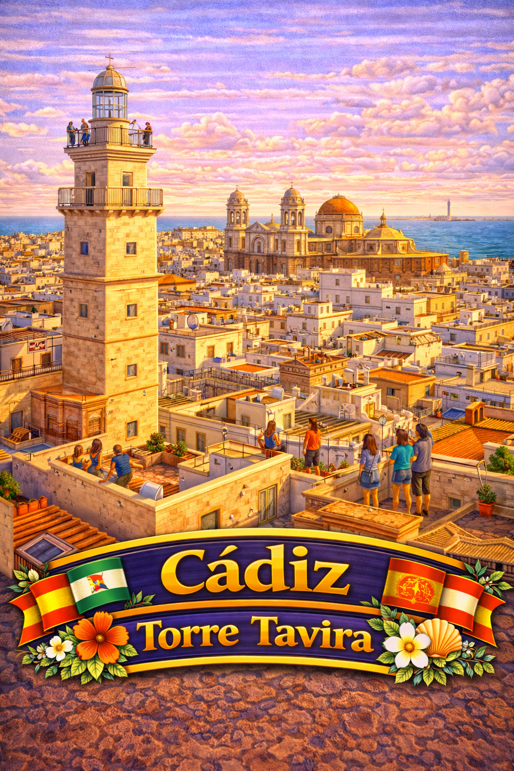 Cádiz Torre Tavira — Camera Obscura Board