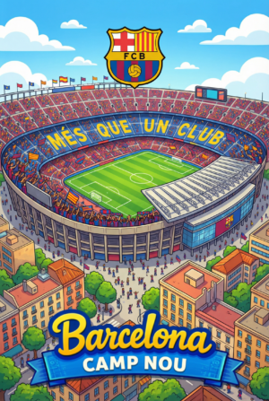 Camp Nou Stadium Barcelona Board