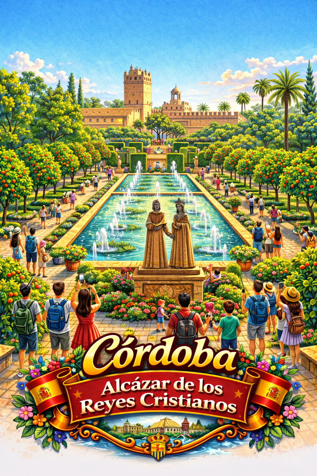 Córdoba Alcázar de los Reyes Cristianos Board