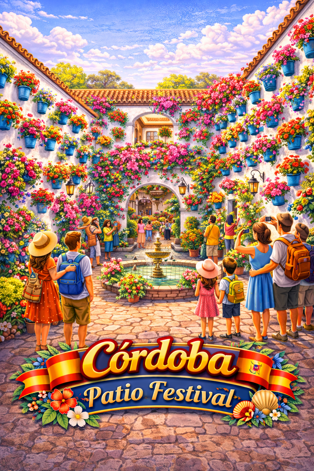 Córdoba Patio Festival — Flower Courtyards Board