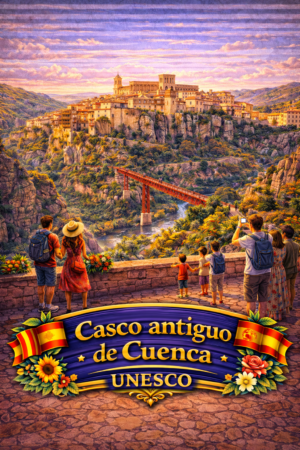 Cuenca Casas Colgadas — Hanging Houses Board