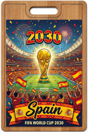 FIFA World Cup 2030 Spain Souvenir Board