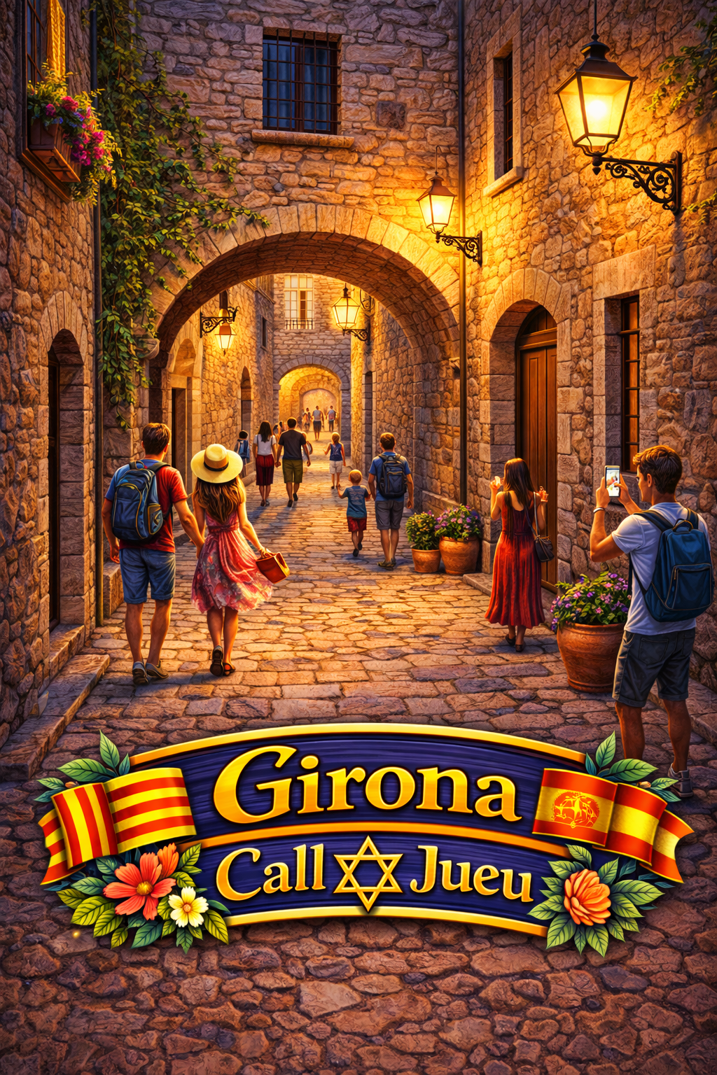 Girona Call Jueu — Medieval Jewish Quarter Board