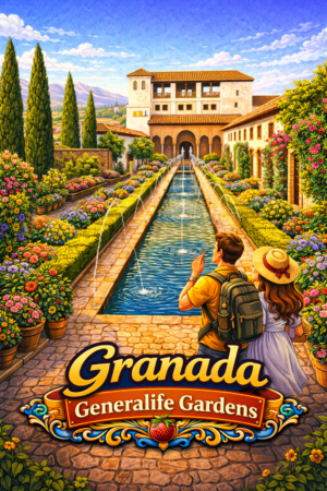 Granada Generalife Gardens — Alhambra Gardens Board