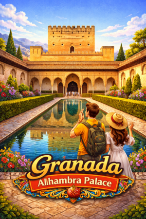 Granada Mirador de San Nicolás — Alhambra View Board