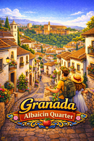 Granada Sierra Nevada — Mountain Panorama Board