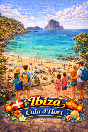 Ibiza Cala d'Hort — Es Vedrà View Beach Board