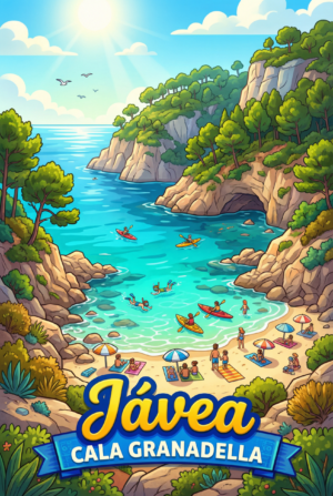 Jávea Cala de la Granadella — Hidden Cove Board