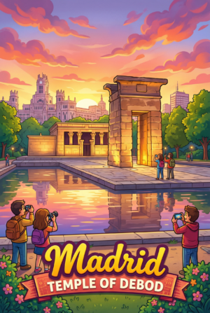 Madrid Temple of Debod — Egyptian Temple Board