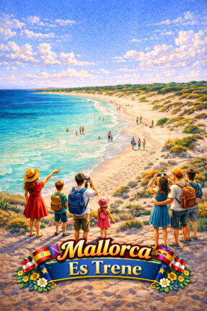 Mallorca Cathedral & Beach Souvenir Board