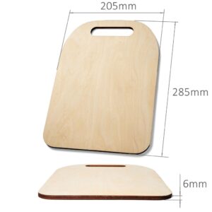 MemBoards souvenir board back side - natural birch plywood 205x285x6mm