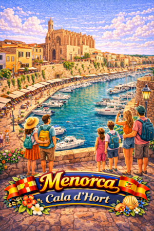 Menorca Cala Macarella — Turquoise Paradise Board