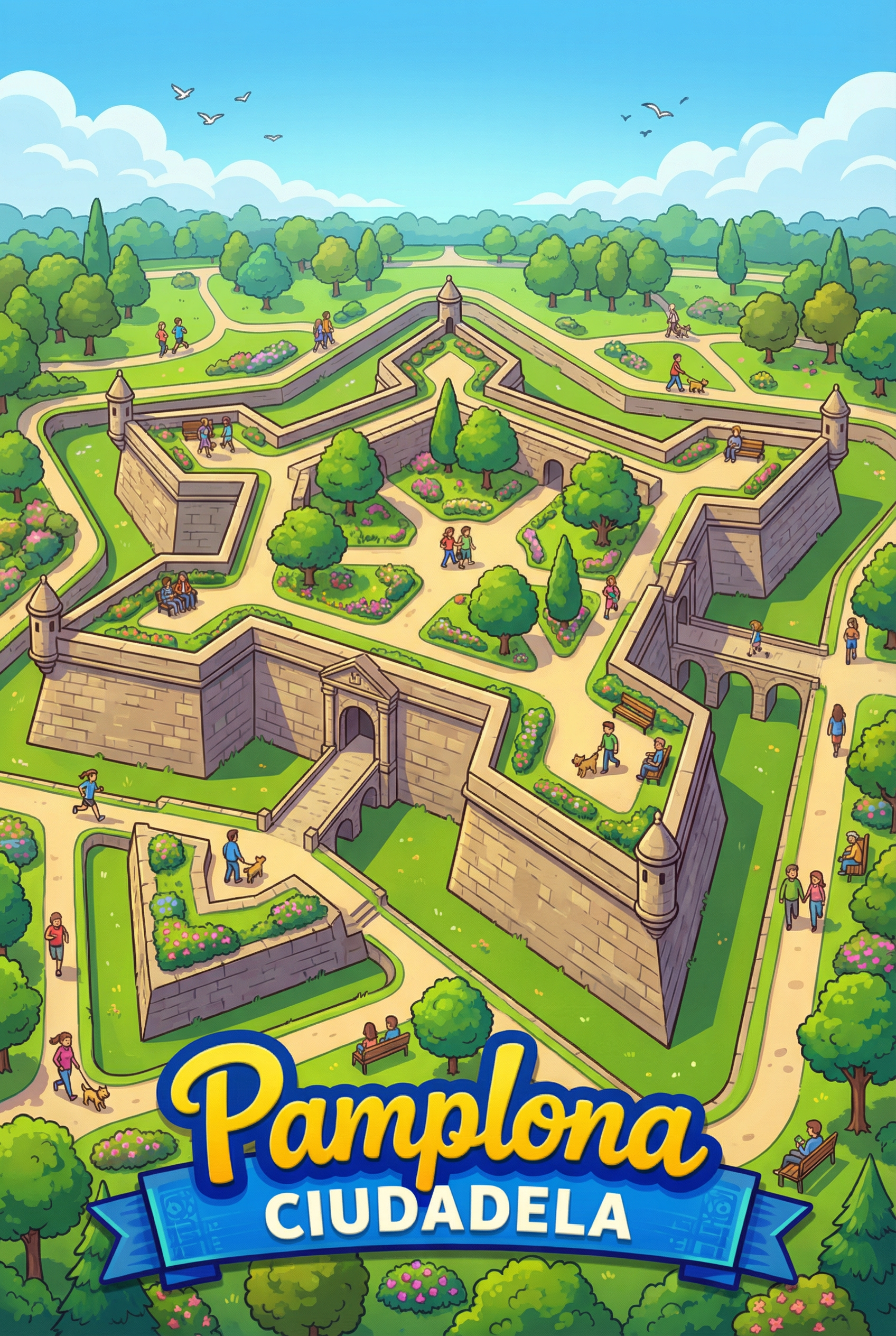 Pamplona Ciudadela — Star Fortress Board