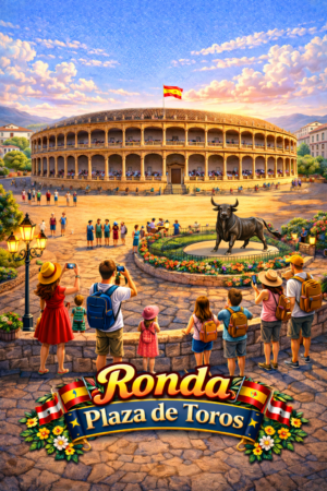 Ronda Puente Nuevo Bridge Souvenir Board