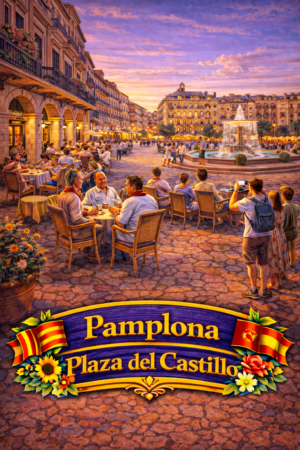 San Fermín Running of the Bulls Pamplona Board