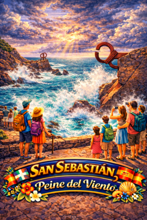 San Sebastián La Concha Beach & Monte Igueldo Board