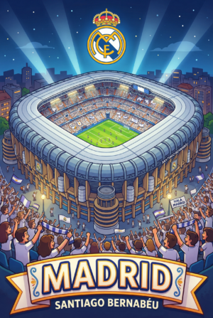 Santiago Bernabéu Stadium Madrid Board