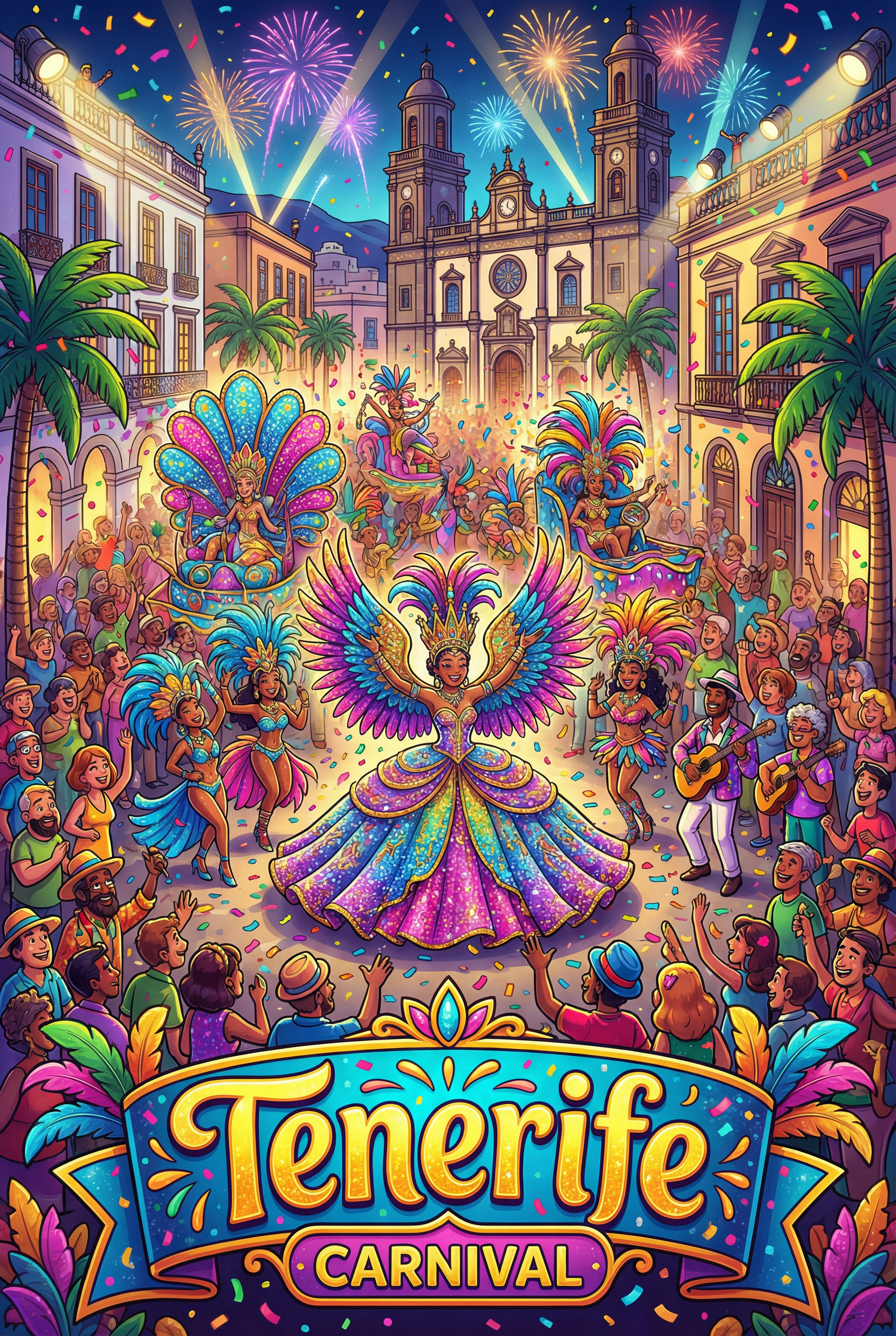 Tenerife Carnival — Second Largest in the World Board