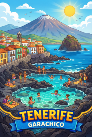 Tenerife Garachico — Natural Volcanic Pools Board