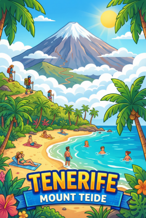 Tenerife Mount Teide & Playa de las Teresitas Board