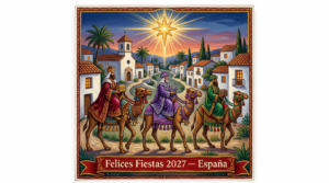 Reyes Magos Three Kings Christmas Fridge Magnet 2027