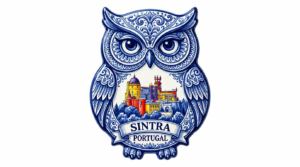 Sintra Azulejo Owl Fridge Magnet