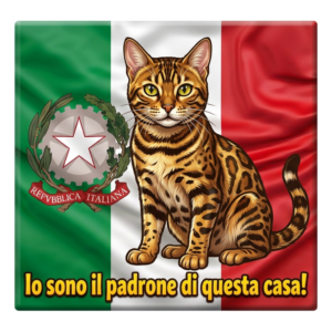 Bengal Italy Funny Cat Magnet