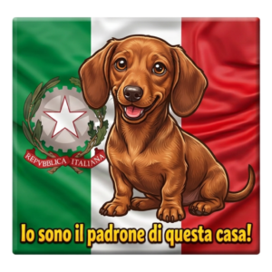 Dachshund Italy Funny Dog Magnet