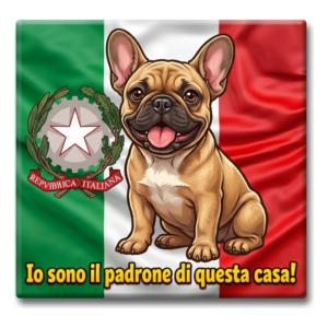 French Bulldog Italy Funny Dog Magnet