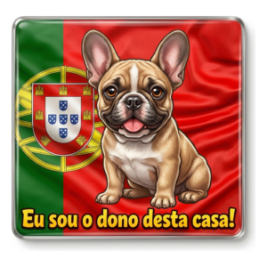 French Bulldog Portugal Funny Dog Magnet