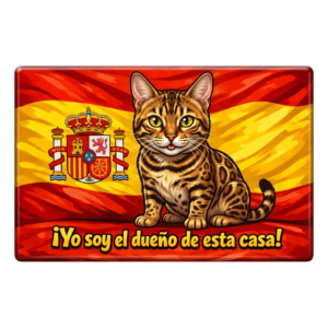 Bengal Spain Funny Cat Magnet