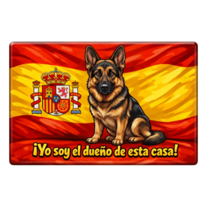 German Shepherd Spain Funny Dog Magnet