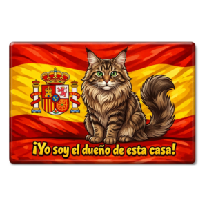 Maine Coon Spain Funny Cat Magnet