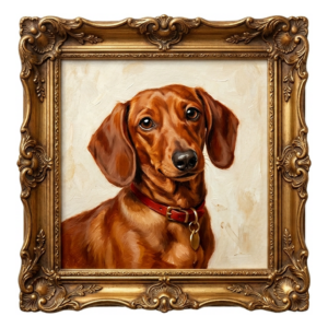 Dachshund Portrait Fridge Magnet