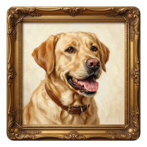 Labrador Retriever Portrait Fridge Magnet