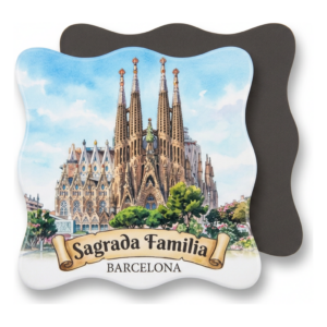 Sagrada Familia Barcelona Fridge Magnet