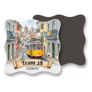 Tram 28 Alfama Lisbon Souvenir Magnet